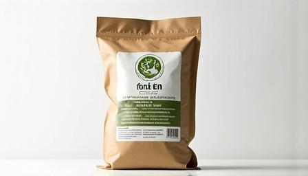 Fuchi Enのロゴが入ったオーガニック培養土のパッケージ